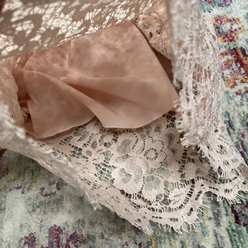 Dolce Gabbana Pink Lace Shorts
